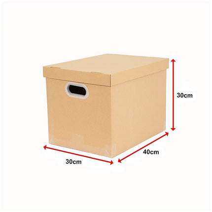 10Pcs Corrugated Cardboard Storage Boxes – Multi-Purpose Organising Cartons 11