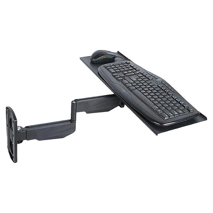 Wall Mount Keyboard Tray – Adjustable Folding Arm Workstation 4