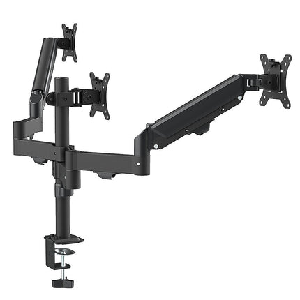 Triple Monitor Mount Stand – Desk Clamp with 3 Adjustable Arms for Multi-Screen Setup 4