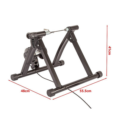 Indoor Bicycle Trainer – Magnetic Stationary Bike Stand for Home Fitness Workouts 9
