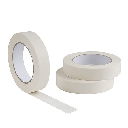 72 x White Masking Tape Rolls – 24mm x 50m Painters Adhesive Tape for Painting 6