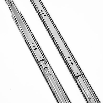 100cm Drawer Runners Pair – Heavy Duty 100kg Locking Slide Rails 3
