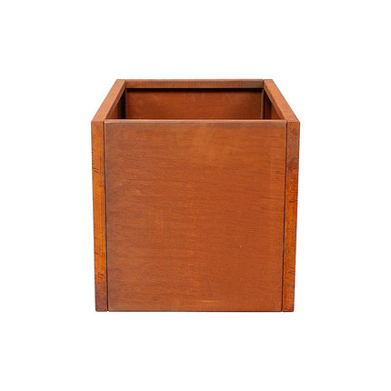 Corten Steel Planter Box 62x40x39cm Outdoor Garden Raised Bed Rust Finish 4