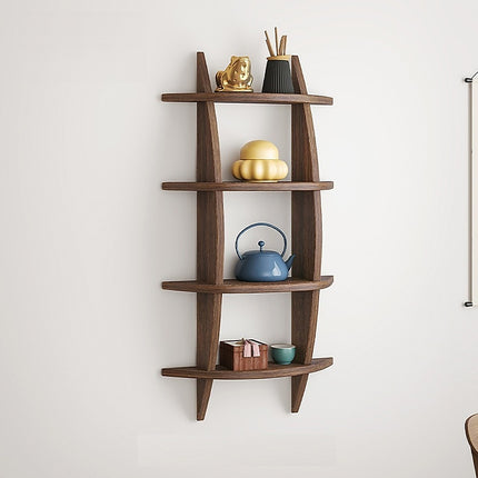 Wall Mounted Solid Wood Shelf Display Stand for Home & Office 2