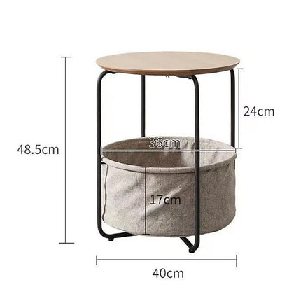 Modern Bedside Table Nightstand Storage for Bedroom or Living Room 5