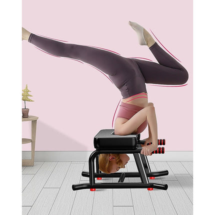Headstand Yoga Bench with Padded Support for Inversion Training 3