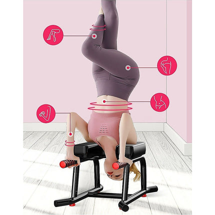 Headstand Yoga Bench with Padded Support for Inversion Training 5