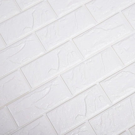 3D Brick Wall Tile Stickers 60x30cm – 50 Pack Peel & Stick Wallpaper 8
