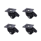 2.5 Inch Heavy Duty Nylon Castor Wheels Set 4 with Brake
