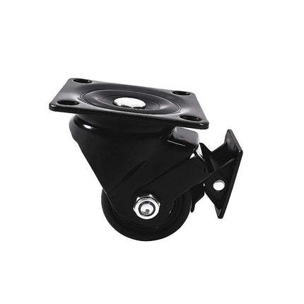 2.5 Inch Heavy Duty Nylon Castor Wheels Set 4 with Brake 4