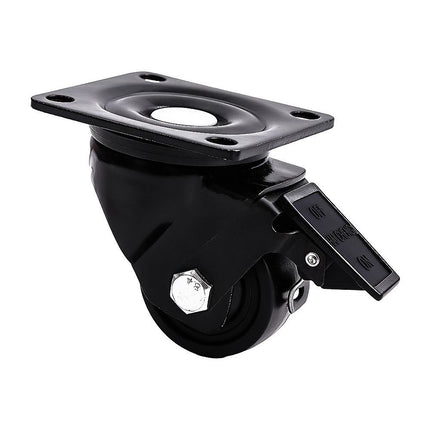 2.5 Inch Heavy Duty Nylon Castor Wheels Set 4 with Brake 8