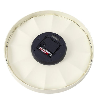 30cm Round Wall Clock Silent Sweep Modern ABS Frame 6