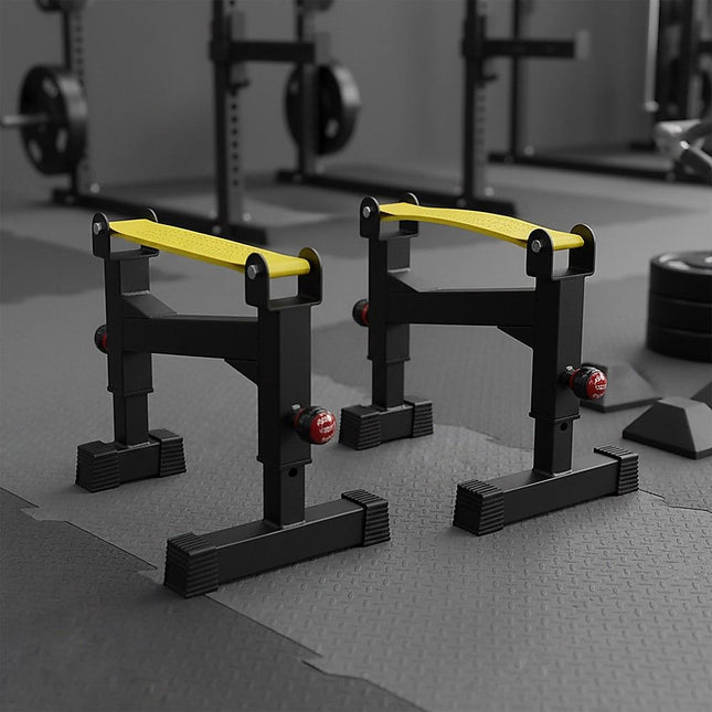 2x Deadlift Sling Racks Barbell Jack Squat Wedge 2