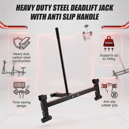 Heavy Duty Steel Deadlift Jack with Anti Slip Handle 3