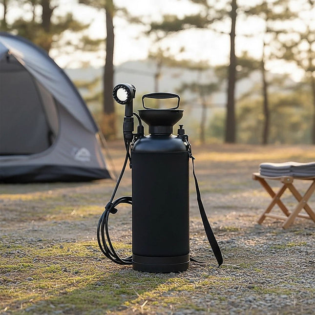 Portable 12L Camping Shower - 10 Spray Modes & Lock Switch 2