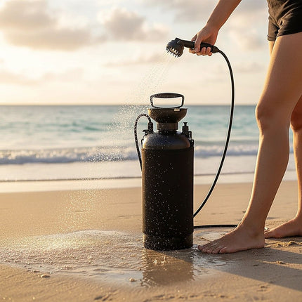 Portable 12L Camping Shower - 10 Spray Modes & Lock Switch 4