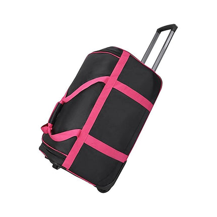 736.6 mm Heavy Duty Rolling Dance Bag with Garment Rack for Travel 8