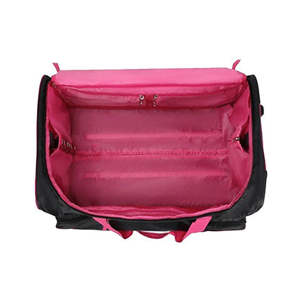 736.6 mm Heavy Duty Rolling Dance Bag with Garment Rack for Travel 12