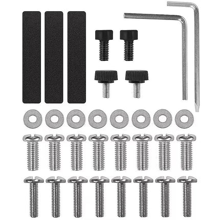 Dual Arm Monitor Desk Mount Bracket Spring Assisted 17–32 Inch Full Motion 4
