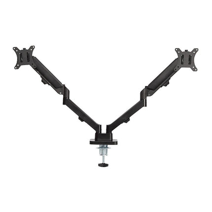 Dual Arm Monitor Desk Mount Bracket Spring Assisted 17–32 Inch Full Motion 8
