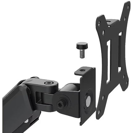 Dual Arm Monitor Desk Mount Bracket Spring Assisted 17–32 Inch Full Motion 9