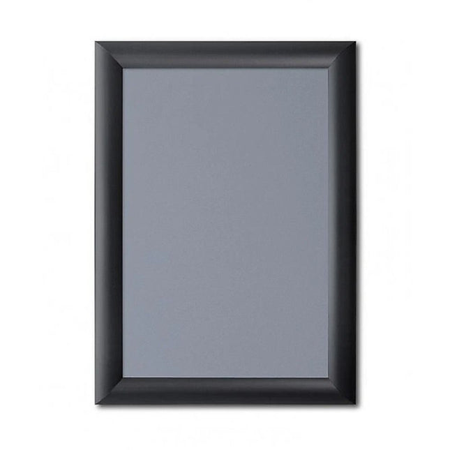 A2 2pc Aluminium Snap Poster Frame Wall Mount Sign Holder Black