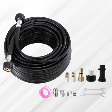 Giantz Pressure Washer Hose 30M 5800PSI Power Replacement Extension 1/4'' Quick Connect 7