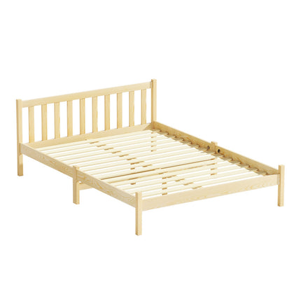 Artiss Bed Frame Double Size Wooden Oak SOFIE 2
