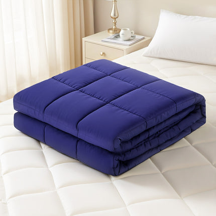 Giselle Bedding Weighted Blanket 6.8kg Kids Adults Heavy Gravity Relax Calm Blue 7