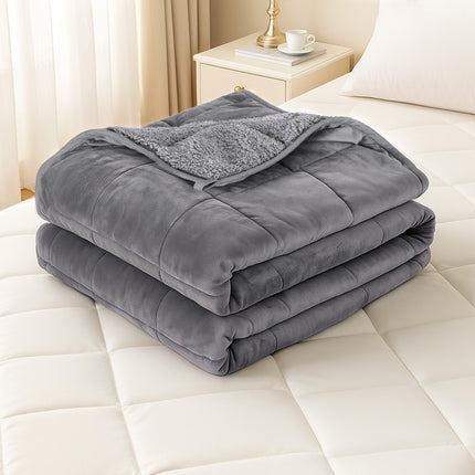 Giselle 6.8KG Weighted Blanket Adults Kid Anti Anxiety Gravity Blankets Sherpa Fleece 7