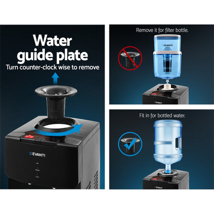 Devanti Water Cooler Dispenser Stand Black 6