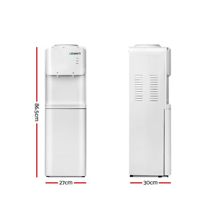 Devanti Water Cooler Dispenser Stand White 2