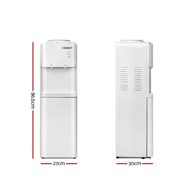 Devanti Water Cooler Dispenser Stand White 2