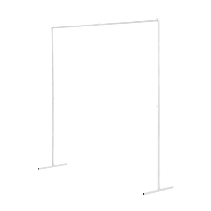 2M Backdrop Stand Wedding Background Decoration Party Flower Balloon Display White 3