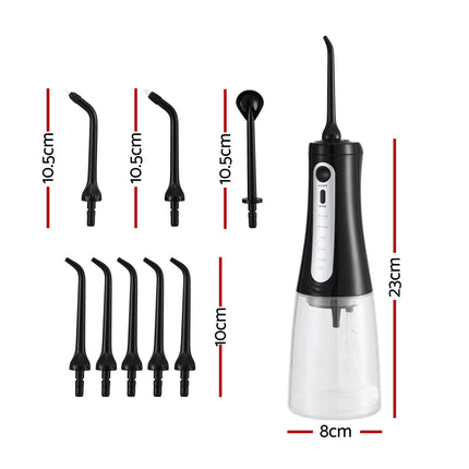 Devanti Cordless Water Flosser Dental Oral Irrigator Black 2