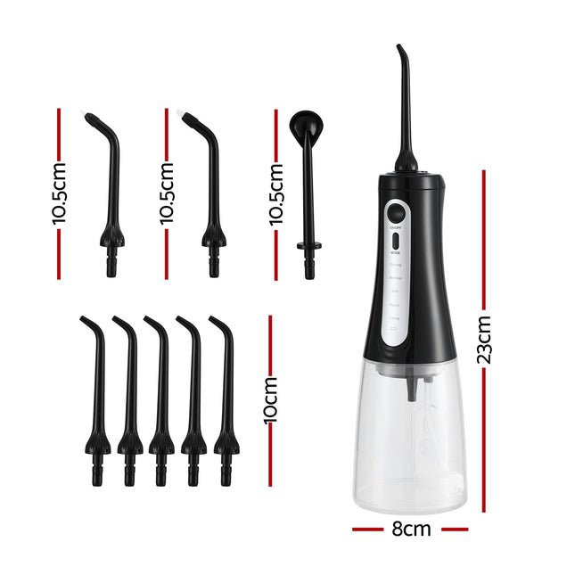 Devanti Cordless Water Flosser Dental Oral Irrigator Black 2