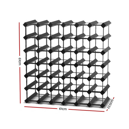 Artiss Wine Rack 42 Bottle Black 2