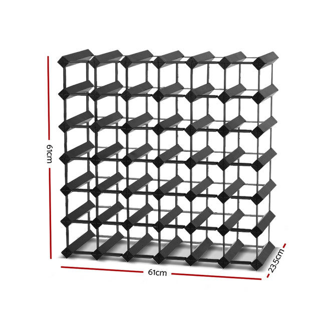 Artiss Wine Rack 42 Bottle Black 2