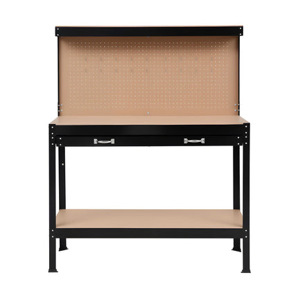 Giantz Workbench with Pegboard and Ultra-Wide 120cm Work Table for Garage DIY, 20 Hooks 4