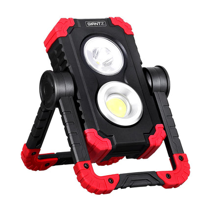Giantz Work Light Rechargeable Torch USB Cordless LED Lamp Rotation Folding 3