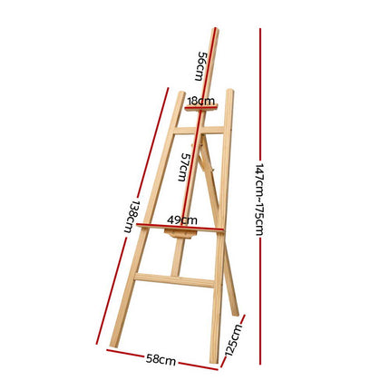 Artiss Painting Easel Pine Wood 175cm 2