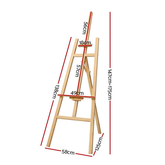 Artiss Painting Easel Pine Wood 175cm 2