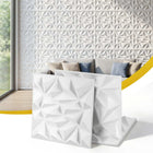 Artiss 3D Wall Panels Diamond PVC Decorative Panels 50x50cm Set of 15 Feature Wall