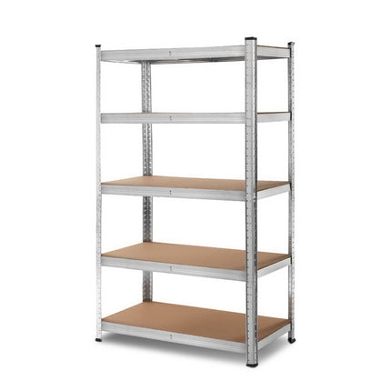 Giantz 1.8M Warehouse Racking Rack Shelving Garage Steel Metal Storage Shelves Silver 8