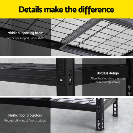 1.8MX2.4M Giantz Garage Shelving Warehouse Rack 6