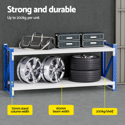 Giantz 2Mx0.9M Warehouse Shelving Garage Rack 4