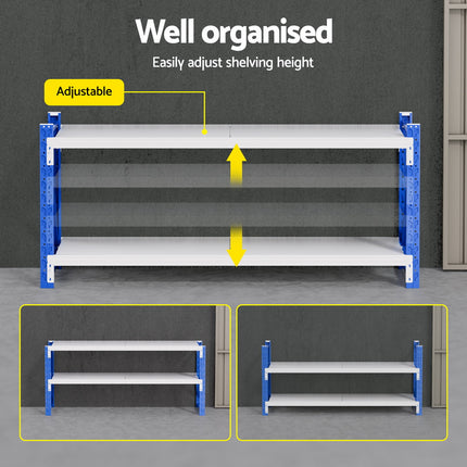 Giantz 2Mx0.9M Warehouse Shelving Garage Rack 5