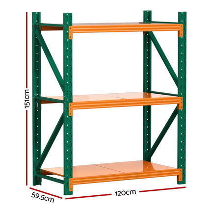 Giantz 1.2Mx1.5M Garage Shelving Warehouse Rack 2