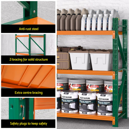 Giantz 1.2Mx1.5M Garage Shelving Warehouse Rack 6