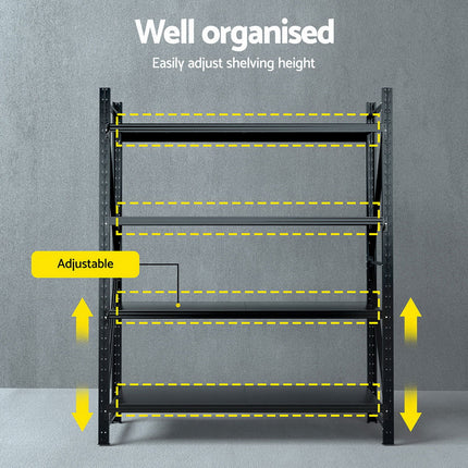 Giantz 2.4Mx2M Warehouse Shelving Garage Rack 5